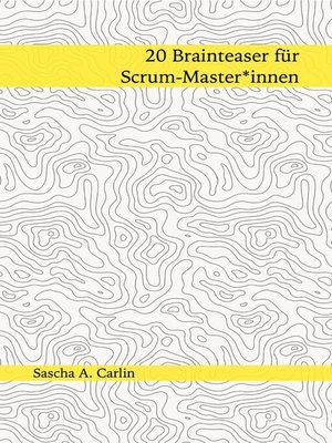 cover image of 20 Brainteaser für Scrum-Masterinnen